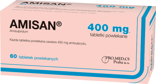 Amisan, 400 mg, tabletki powlekane