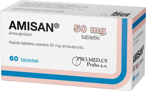 Amisan, 50 mg, tabletki