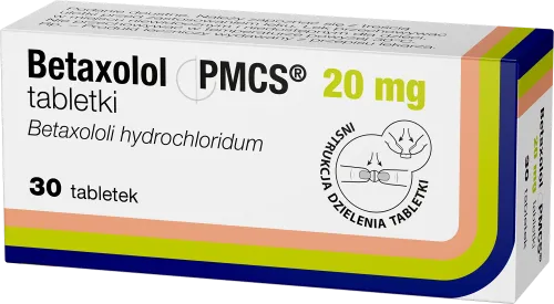 Betaxolol PMCS, 20 mg, tabletki