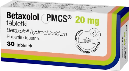 Betaxolol PMCS, 20 mg, tabletki