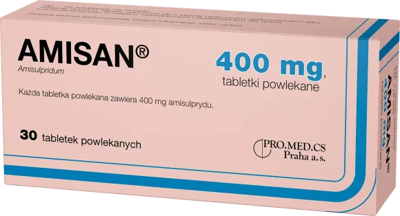 Amisan, 400 mg, tabletki powlekane