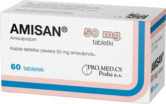 Amisan, 50 mg, tabletki
