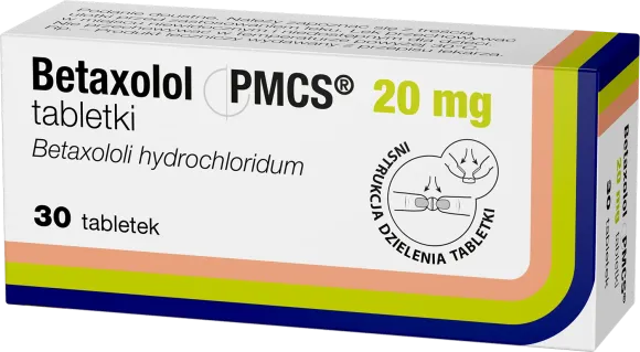 Betaxolol PMCS, 20 mg, tabletki