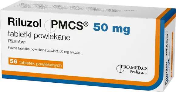 Riluzol PMCS, 50 mg, tabletki powlekane