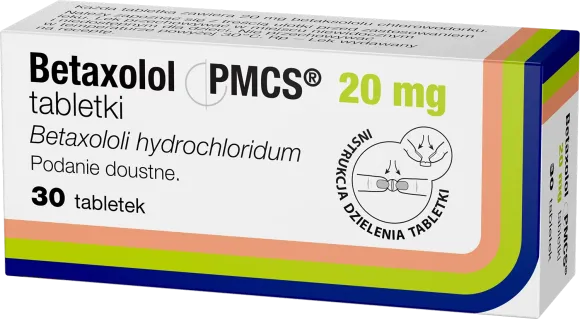 Betaxolol PMCS, 20 mg, tabletki