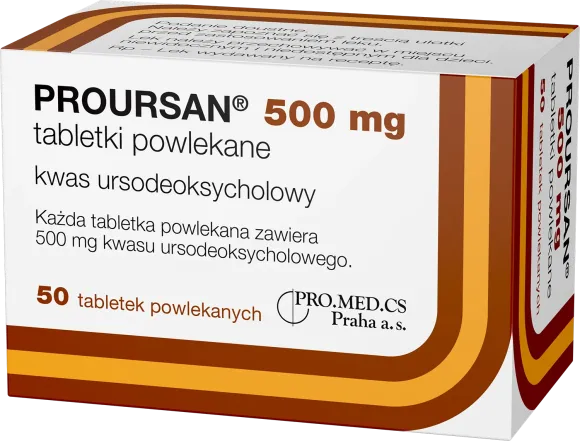 Proursan, 500 mg, tabletki powlekane