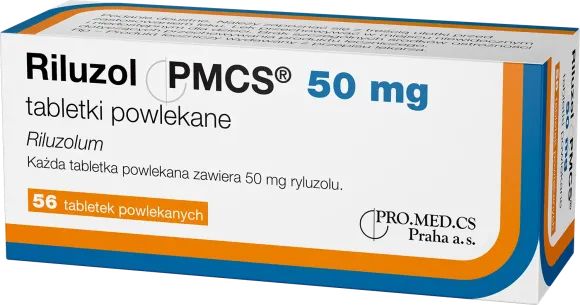 Riluzol PMCS, 50 mg, tabletki powlekane